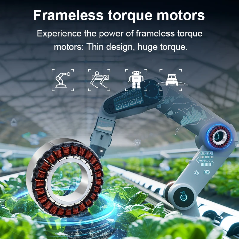 48V 1500rpm 267w High Precisio - Direct Drive Servo Motor Robotics 评论和价格
