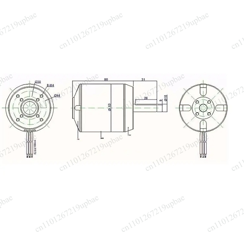 6384 150KV 200KV Sensored Brus - 6384 Brushless Motor Sensored 评论和价格